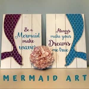 Mermaid Art Piece  NEW